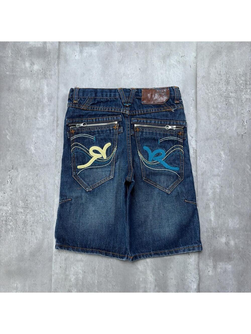 Y2K Rocawear Grunge Gothic Baggy Skater Denim Jorts
